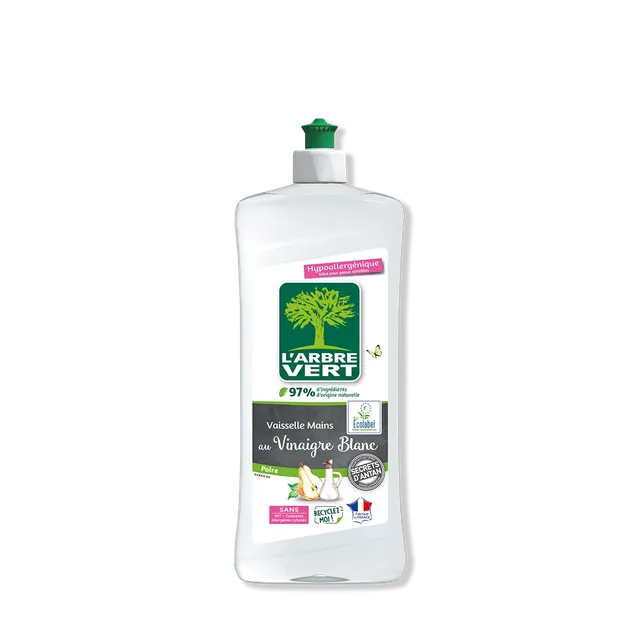 arbre-vert-vaisselle-liquide-vinaigre-blanc-poire-750-ml image 1