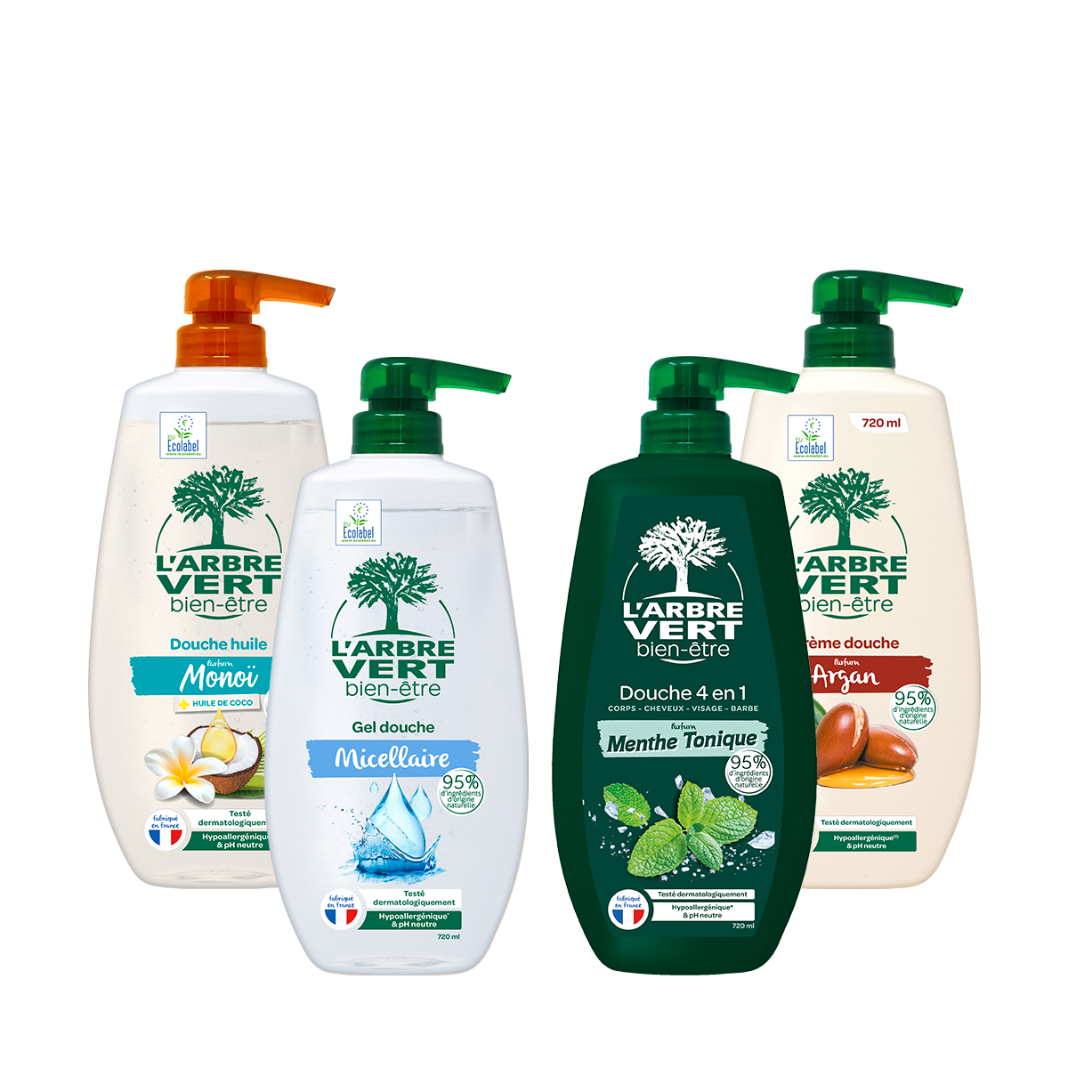 arbre-vert-pack-d-couverte-douches-4x720-ml-grands-formats image 1
