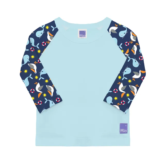 bambino-mio-t-shirt-anti-uv-b-b-nautical-6-12-mois image 1