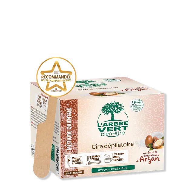 arbre-vert-cire-d-pilatoire-sucre-argan-250-ml image 1