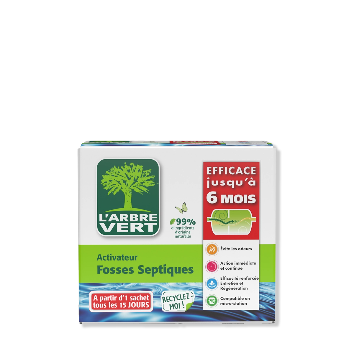 arbre-vert-activateur-fosses-septiques-12-sachets-6-mois image 1