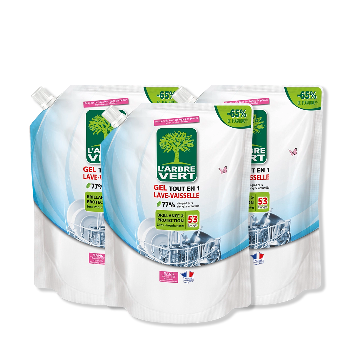 arbre-vert-lot-3-recharges-gel-lave-vaisselle-3-x-901-ml image 1