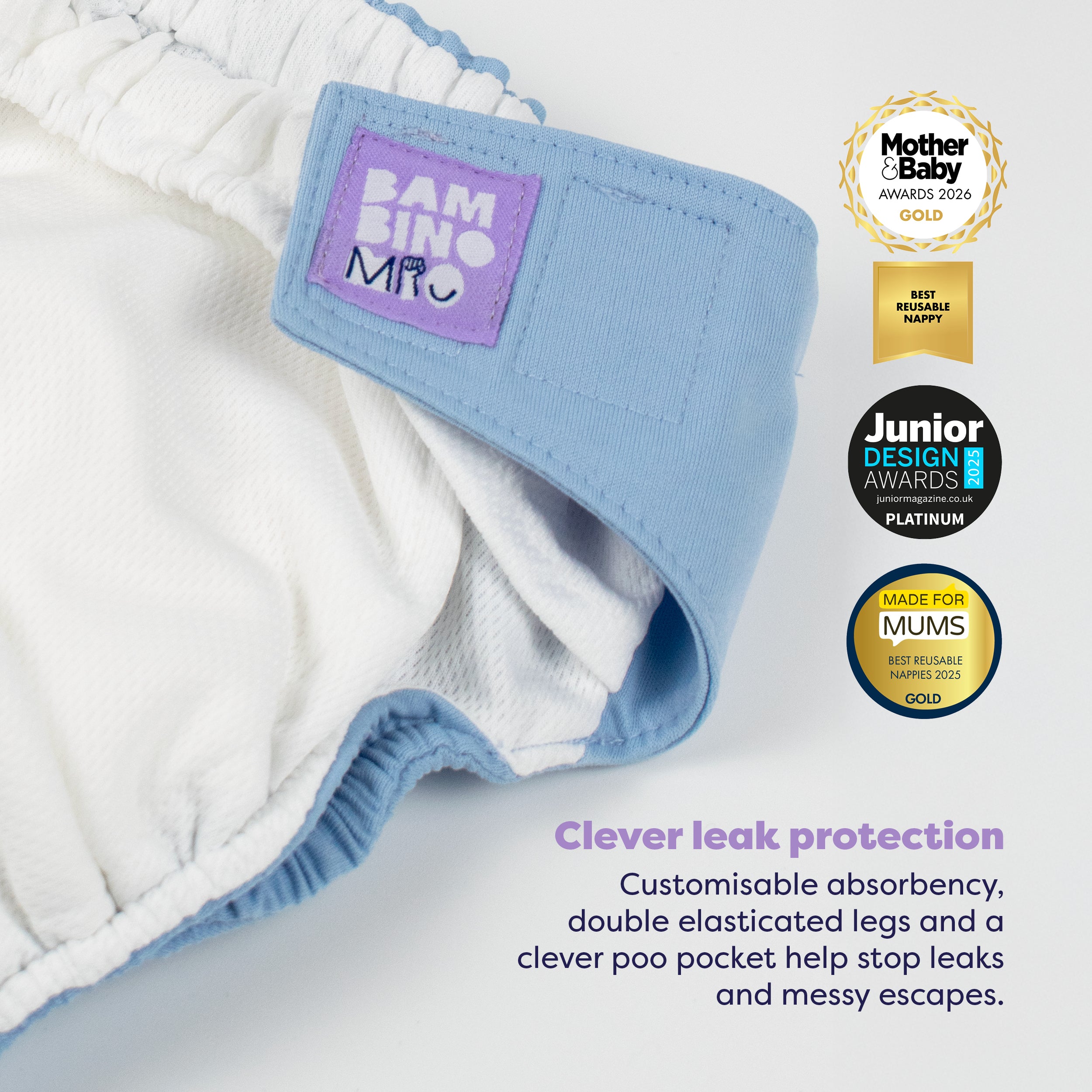 bambino-mio-revolutionary-couche-lavable-bleu-taille-unique-ciel image 3
