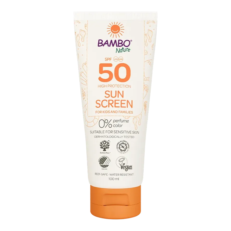 bambo-nature-cr-me-solaire-b-b-spf50-100-ml-waterproof image 1