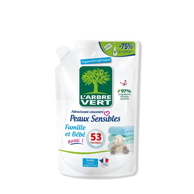 arbre-vert-soin-du-linge-recharge-adoucissant-peaux-sensibles-800ml image 1
