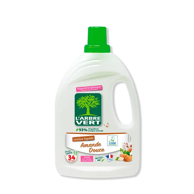 arbre-vert-amande-douce-lessive-liquide-1-53-l-parfum-d-licat image 1