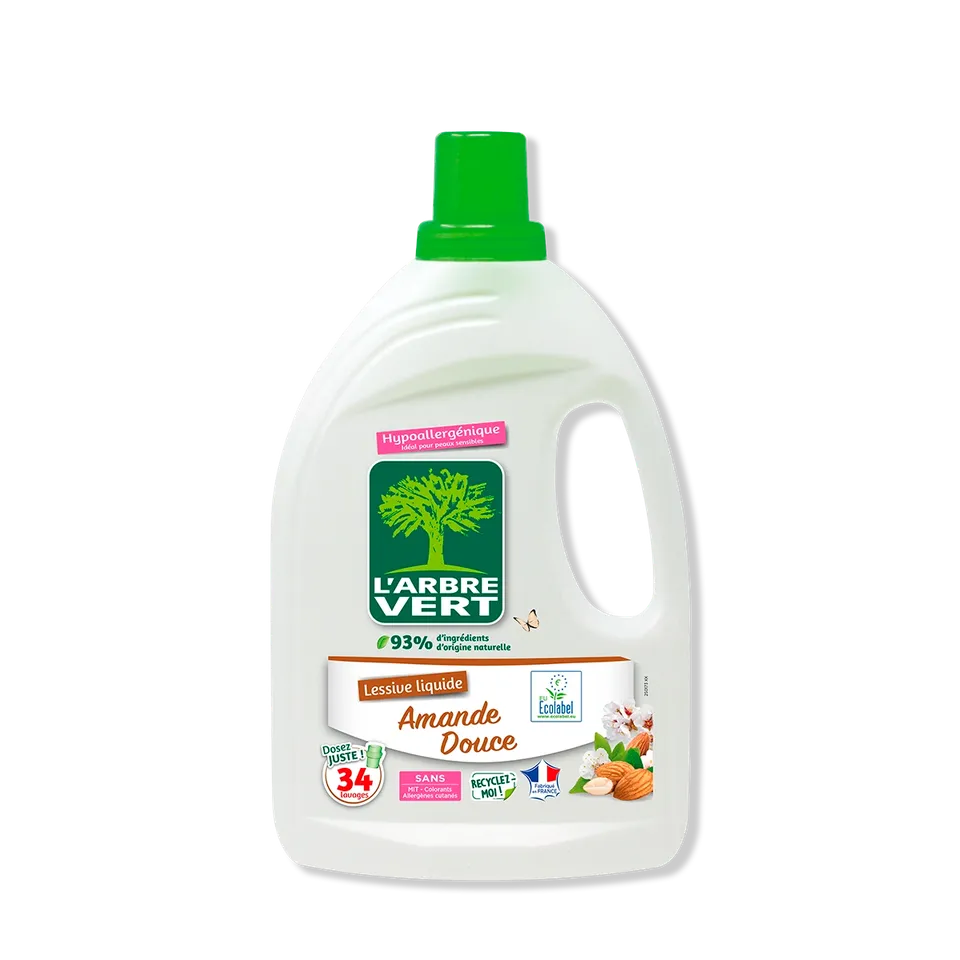arbre-vert-amande-douce-lessive-liquide-1-53-l-parfum-d-licat image 1