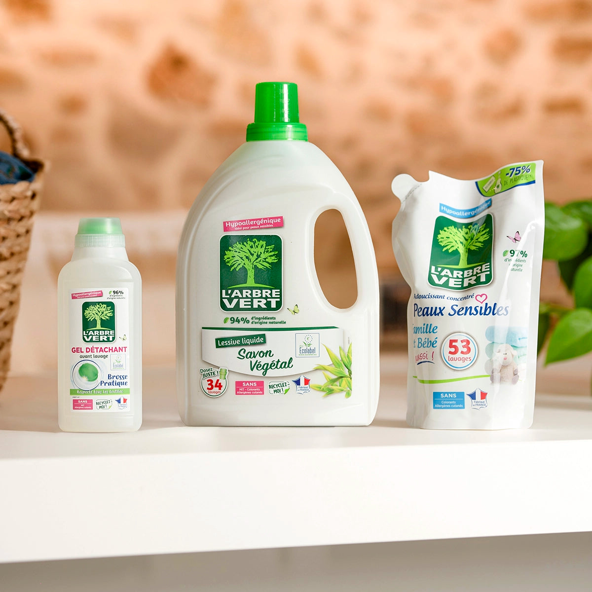 arbre-vert-trio-soin-du-linge-lessive-d-tachant-adoucissant image 2