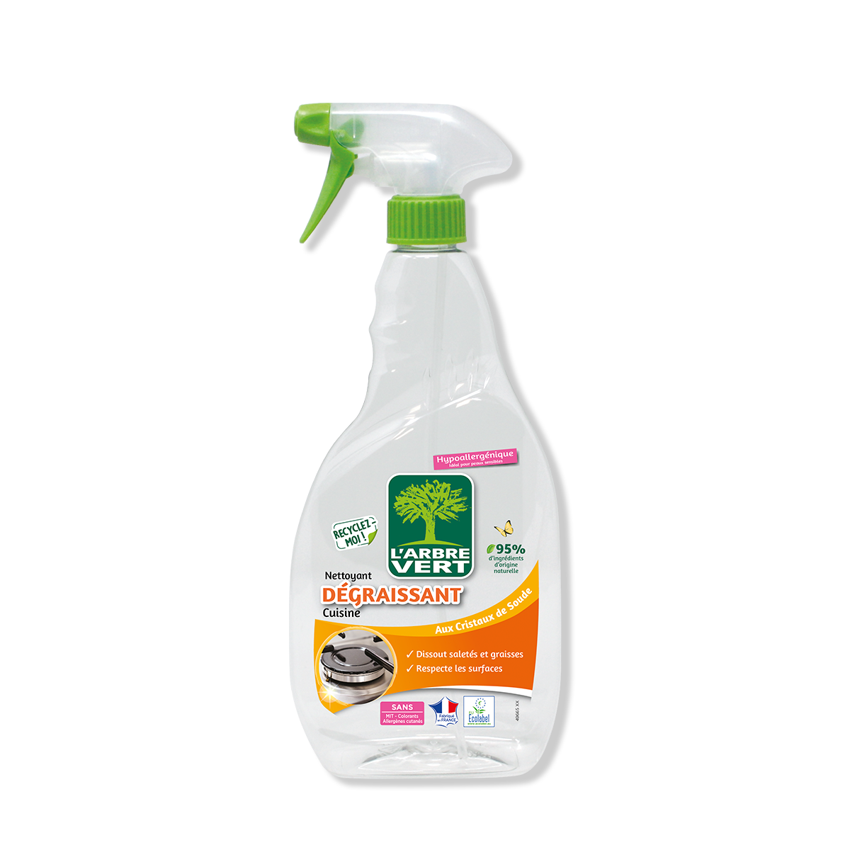 arbre-vert-spray-d-graissant-cuisine-740-ml-cristaux-soude image 1