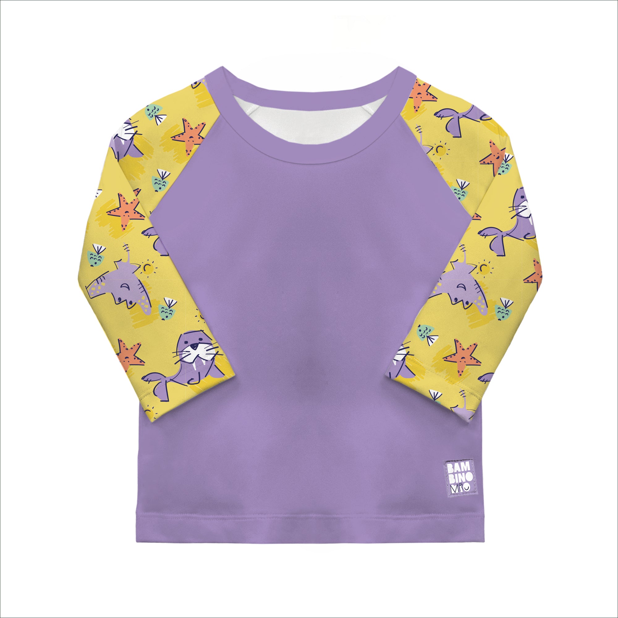 bambino-mio-reusable-swim-nappy-t-shirt-anti-uv-passion-sable-upf40 image 1