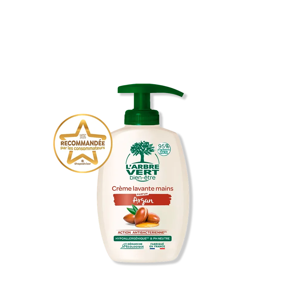 arbre-vert-hygi-ne-du-corps-cr-me-lavante-mains-argan-300-ml image 1