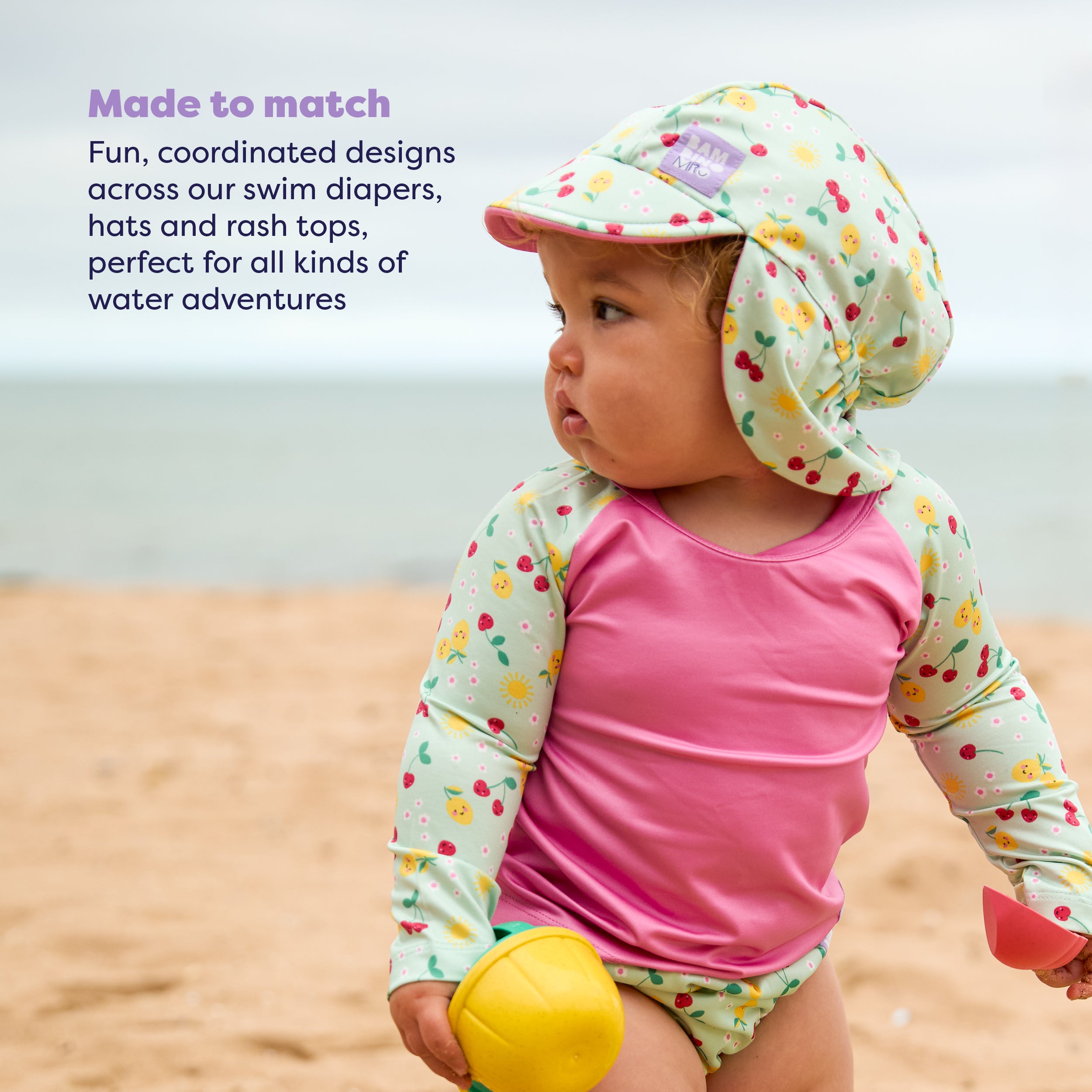 bambino-mio-fruit-juteux-casquette-de-bain-r-versible-0-12-mois-upf-40 image 4