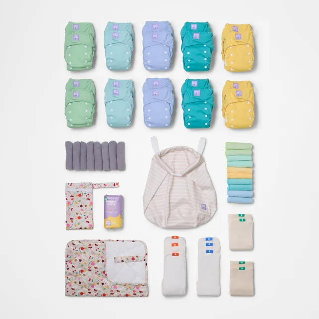 bambino-mio-revolutionary-lot-20-couches-lavables-palette-pastels image 1