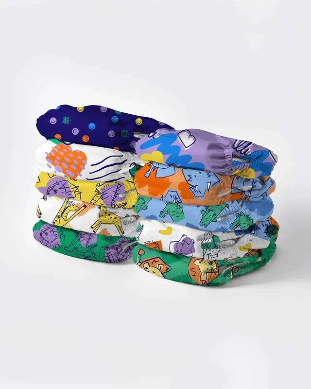 bambino-mio-revolutionary-lot-10-couches-lavables-seules-taille-unique image 1