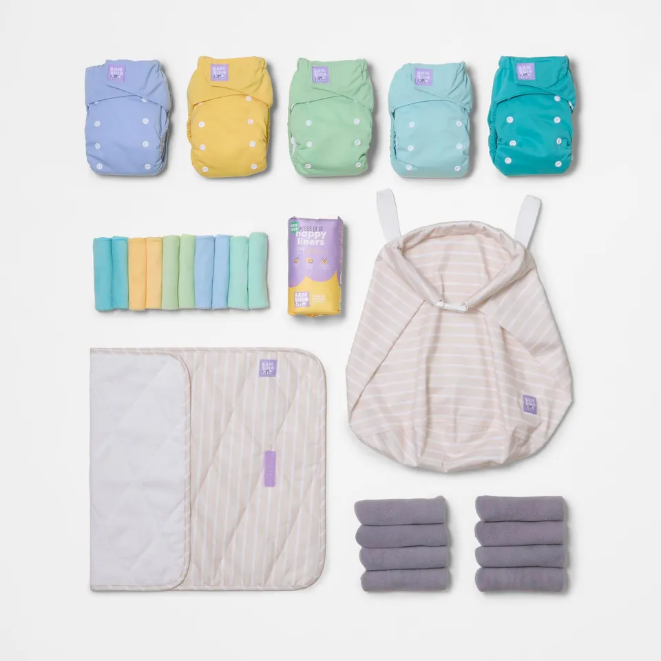 bambino-mio-revolutionary-pack-nuit-couche-lavable-royaume-animal-x3 image 1