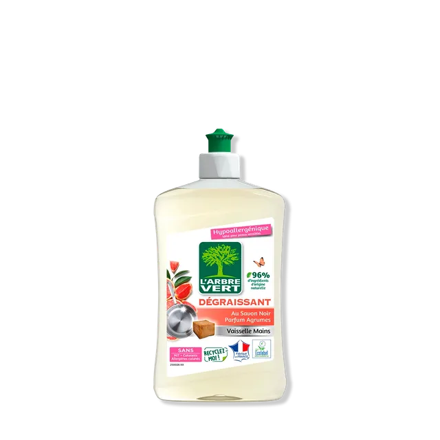arbre-vert-vaisselle-la-main-liquide-d-graissant-500-ml-savon-noir image 1