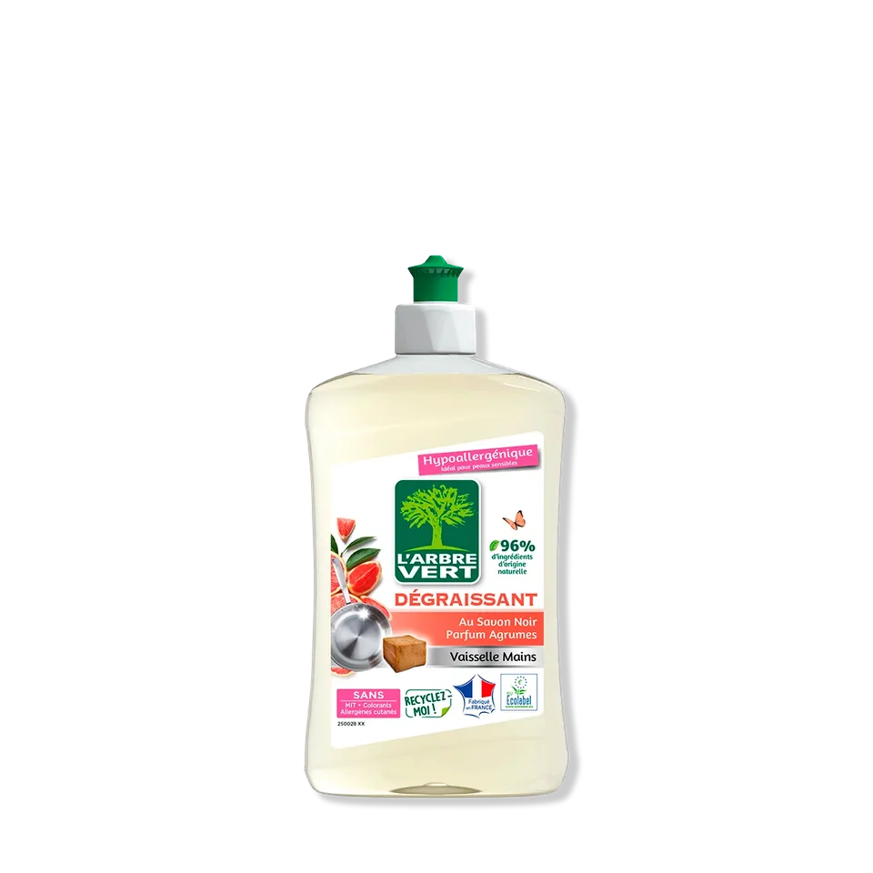 arbre-vert-vaisselle-la-main-liquide-d-graissant-500-ml-savon-noir image 1