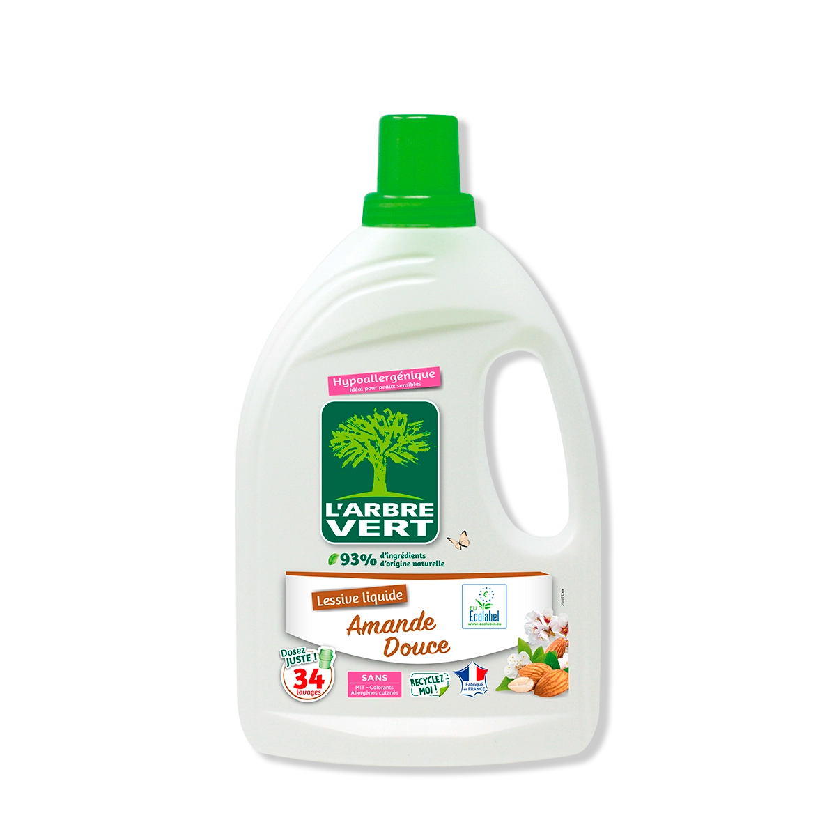 arbre-vert-amande-douce-lessive-liquide-1-53-l-parfum-d-licat image 1