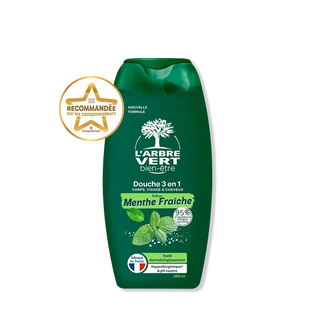 arbre-vert-douche-homme-3-en-1-menthe-fra-che-260-ml image 1