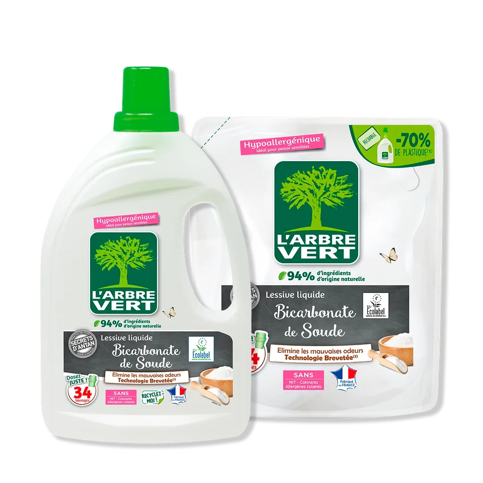 arbre-vert-pack-lessive-bicarbonate-lessive-liquide-2-x-1-53-l image 1