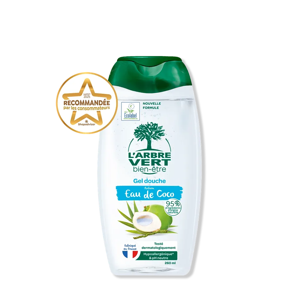 arbre-vert-gel-douche-eau-de-coco-260-ml-parfum-frais image 1