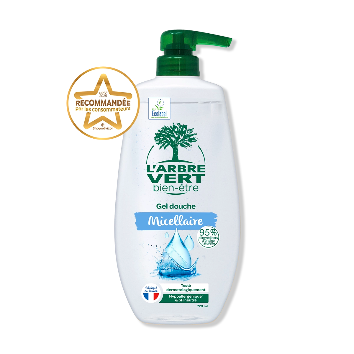 arbre-vert-gel-douche-micellaire-720-ml image 1