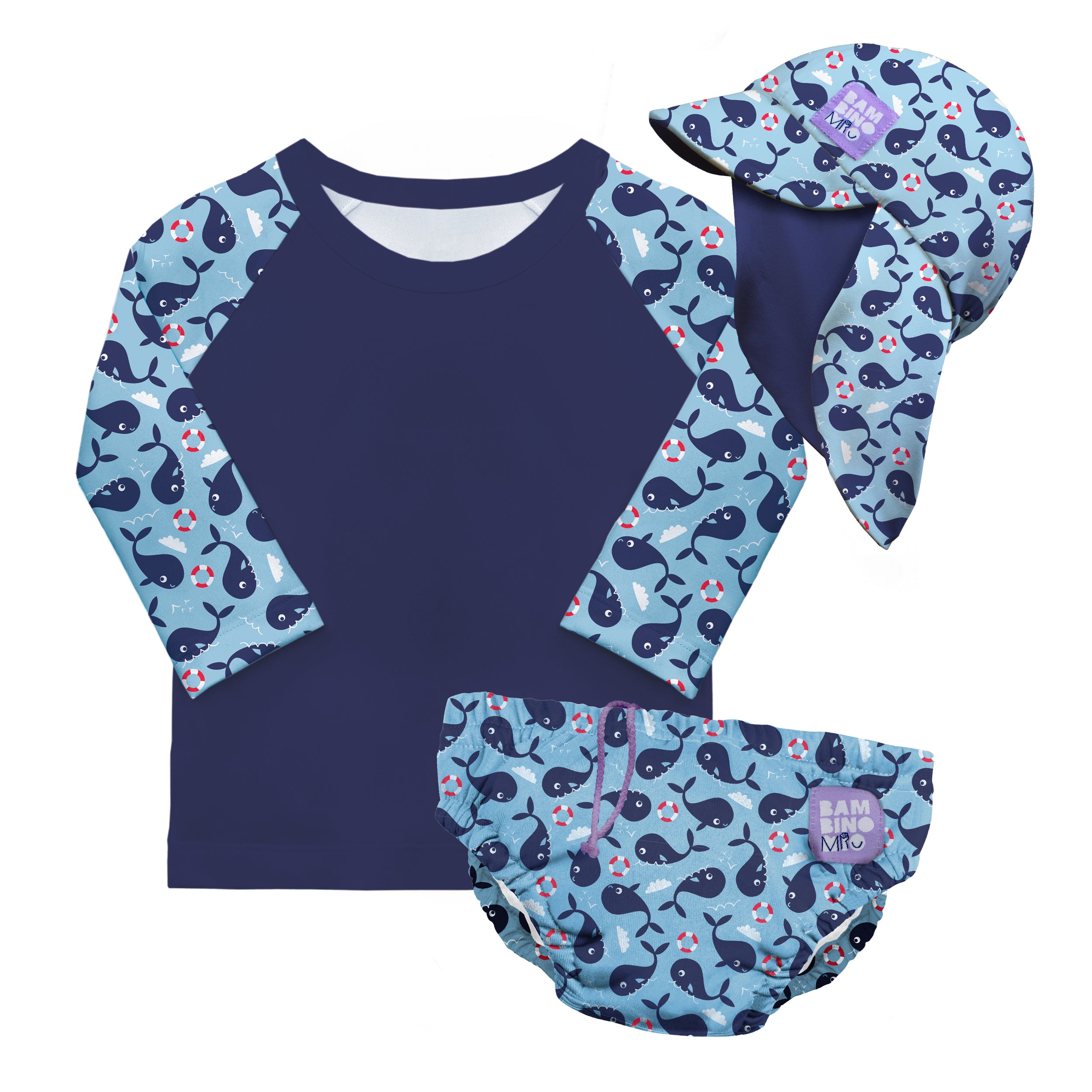 bambino-mio-swim-nappy-couche-bain-baie-des-baleines-6-12-mois image 1