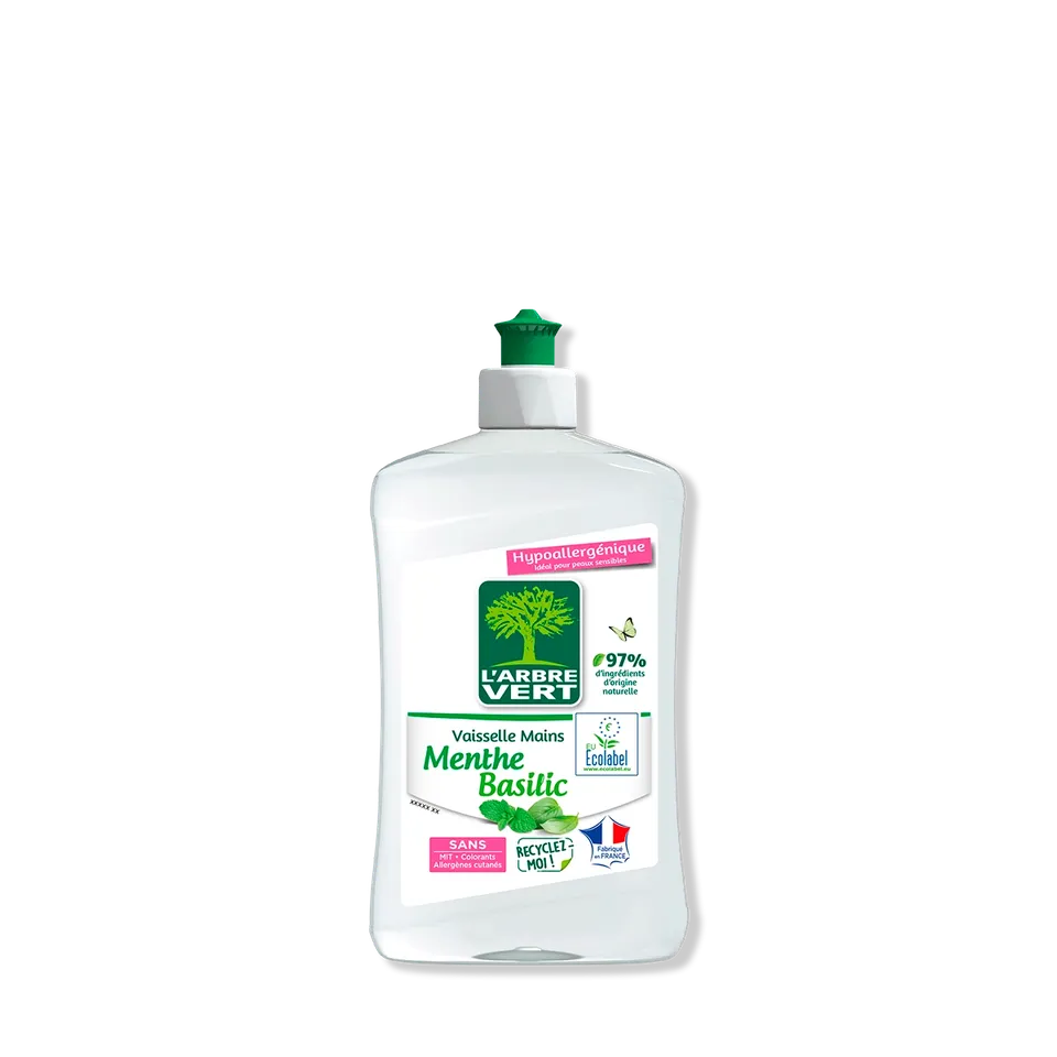 arbre-vert-vaisselle-la-main-liquide-vaisselle-menthe-basilic-500ml image 1