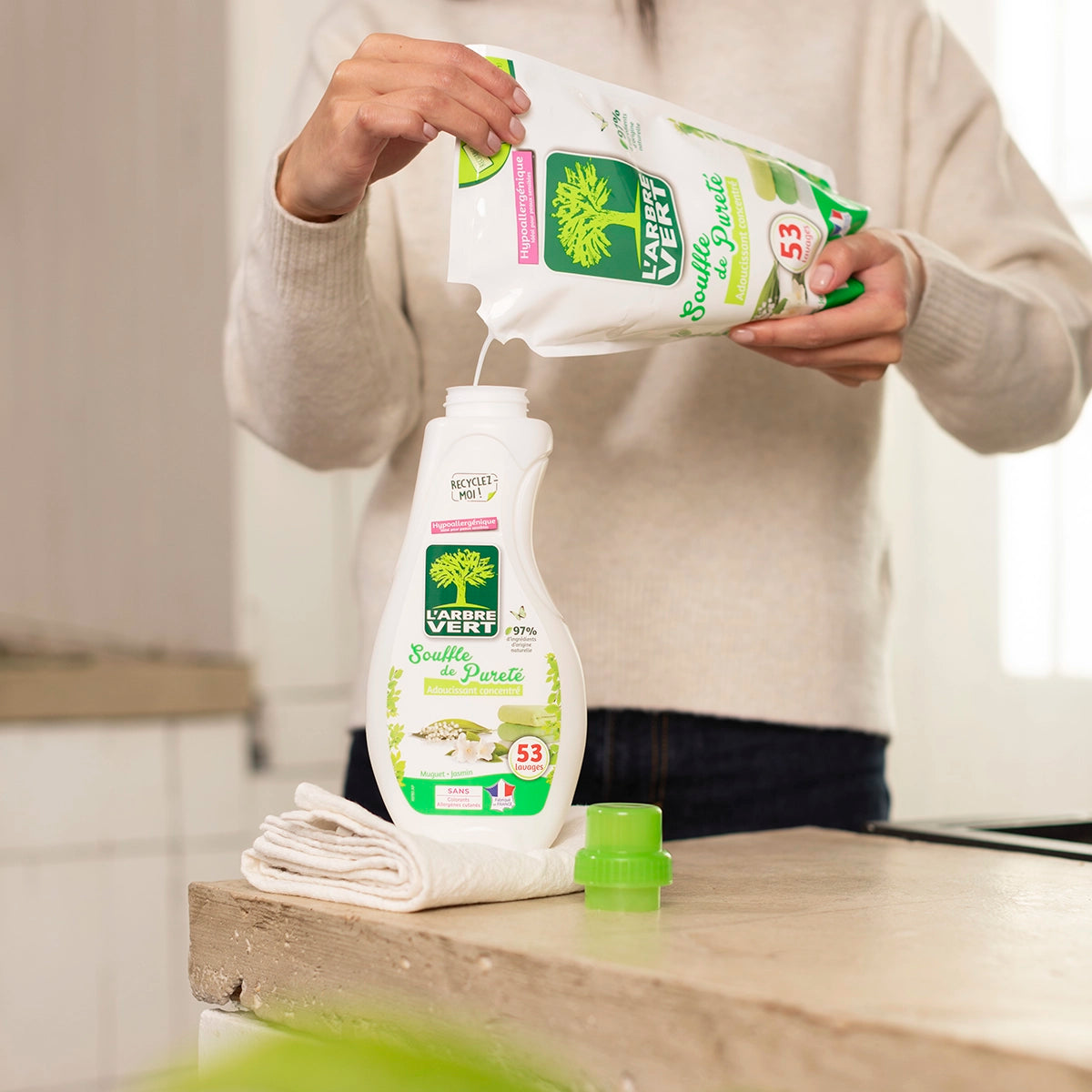 arbre-vert-souffle-de-puret-adoucissant-lot-3-x-800-ml image 2