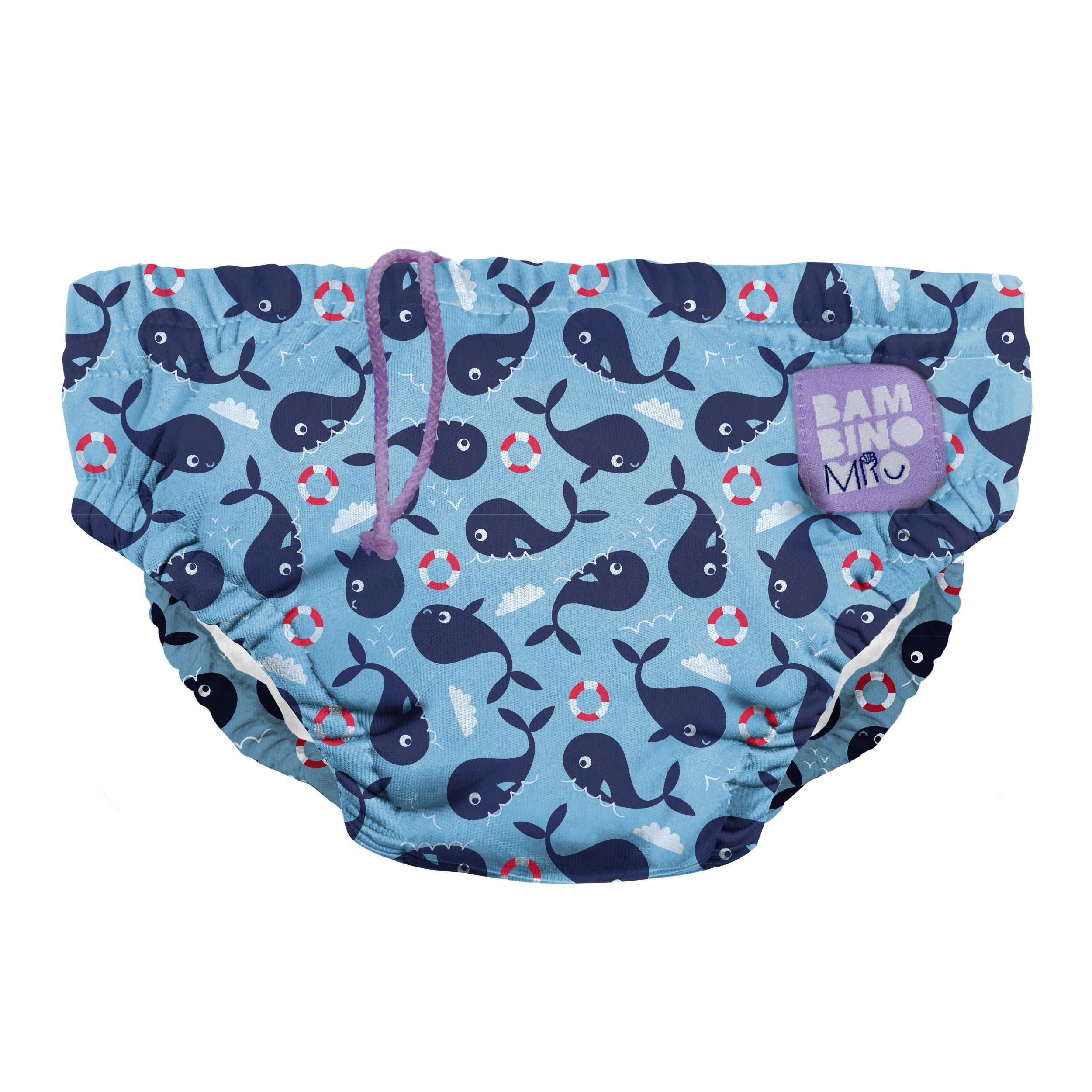 bambino-mio-reusable-swim-nappy-couche-bain-baie-des-baleines image 1
