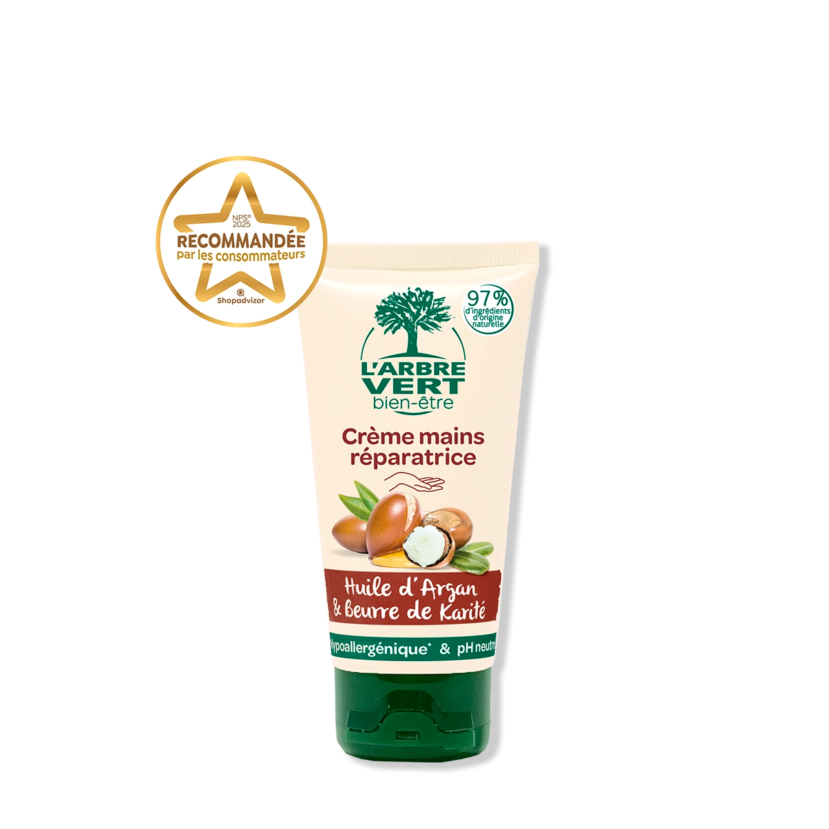 arbre-vert-argan-karit-cr-me-mains-75-ml-hydratante image 1