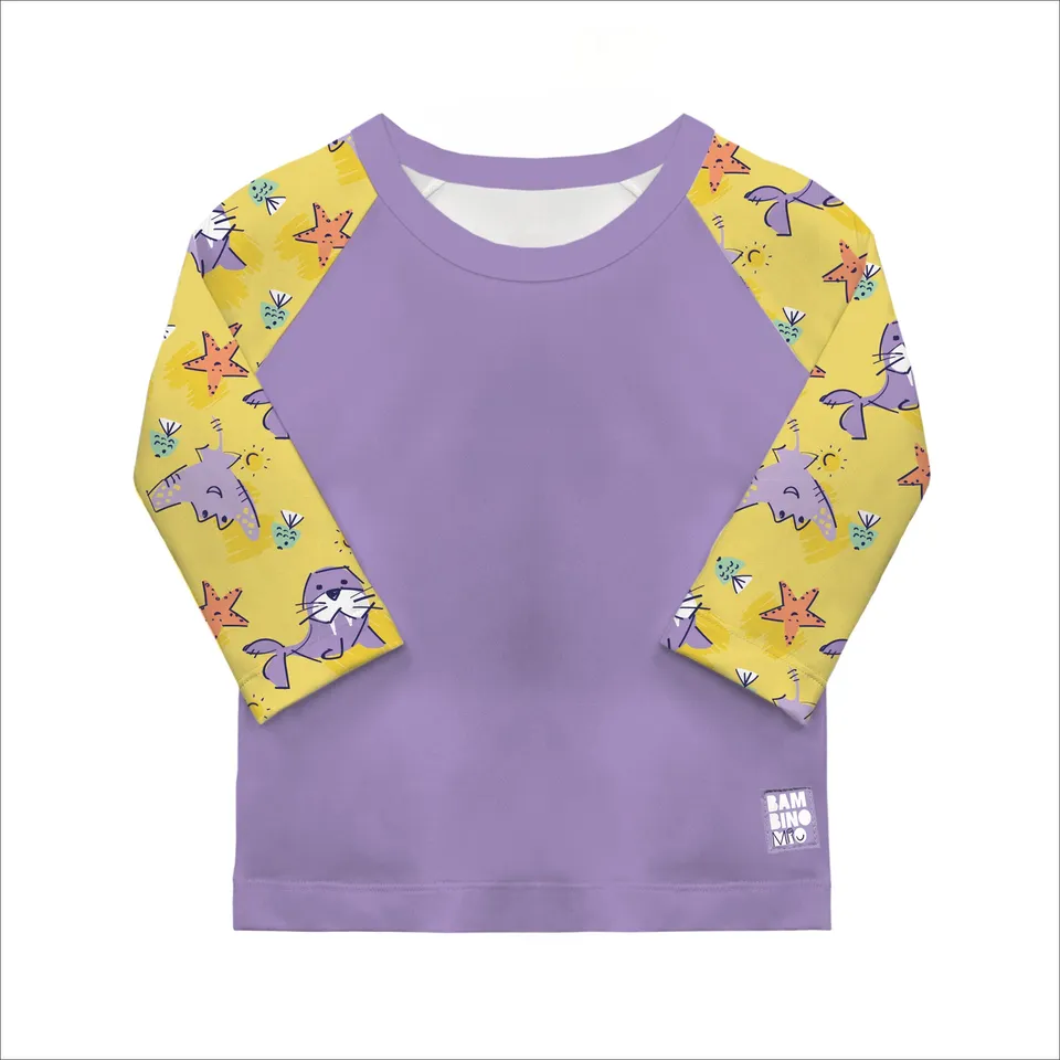 bambino-mio-reusable-swim-nappy-t-shirt-anti-uv-passion-sable-upf40 image 1