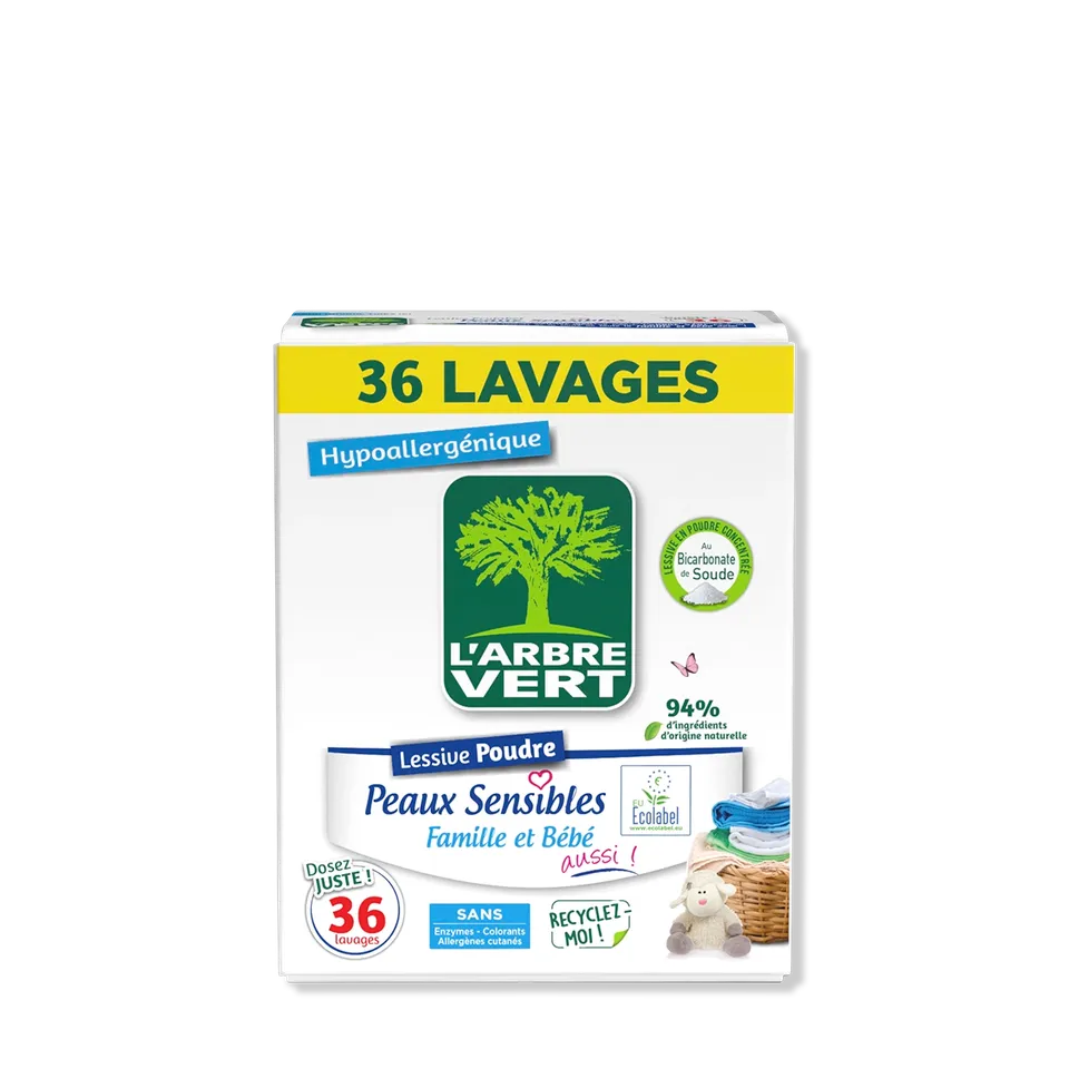arbre-vert-peaux-sensibles-lessive-poudre-1-8-kg image 1