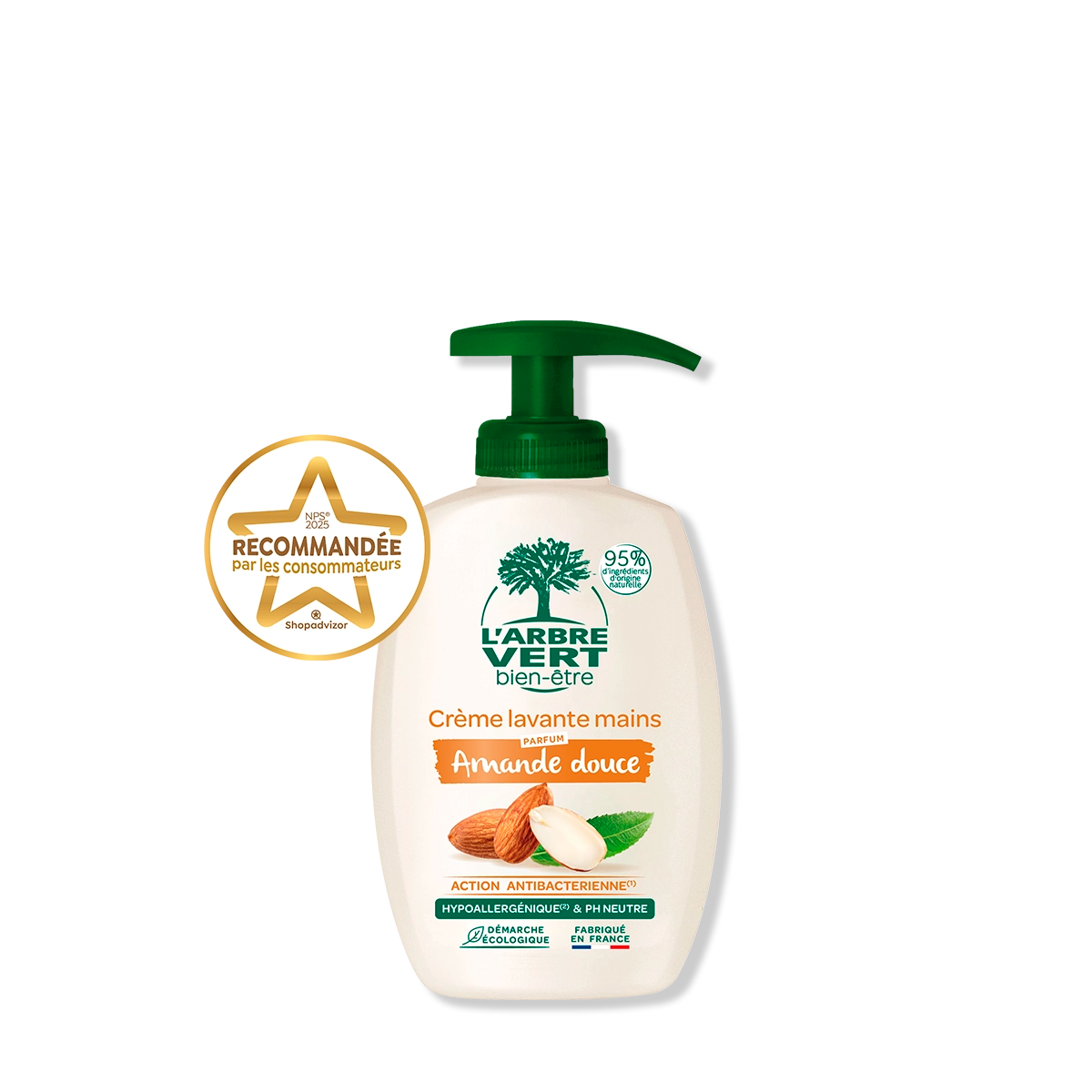 arbre-vert-hygi-ne-cr-me-lavante-mains-amande-douce-300-ml image 1