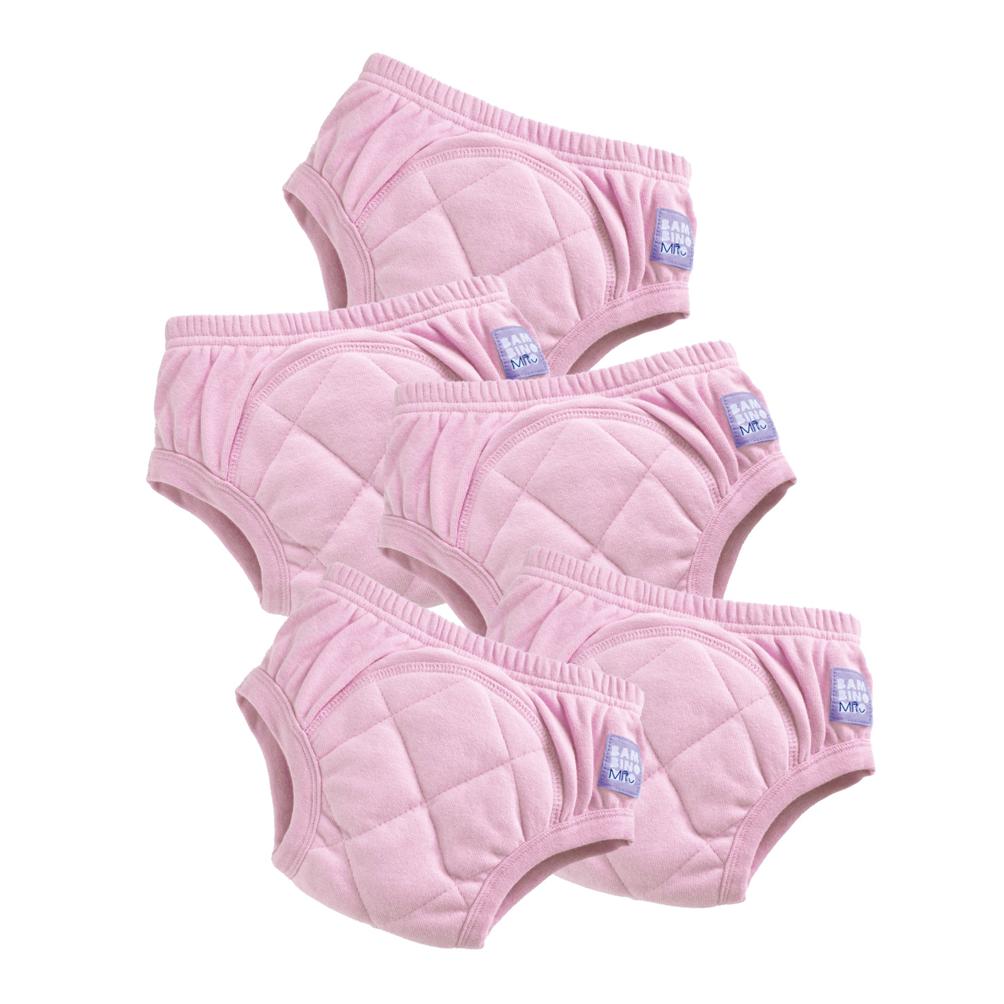 bambino-mio-culotte-apprentissage-lavable-rose-lot-de-5 image 1