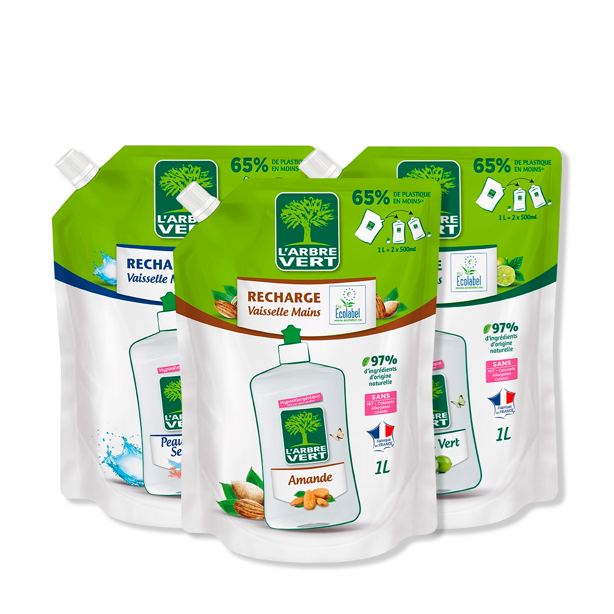 arbre-vert-produits-en-lot-pack-d-couverte-recharge-vaisselle-3-parfums image 1