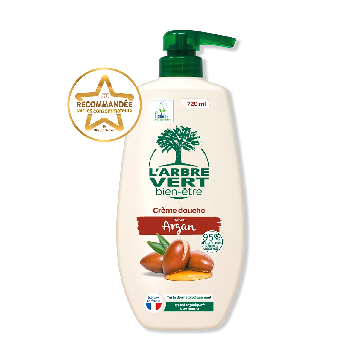 arbre-vert-cr-me-douche-parfum-argan-720-ml image 1