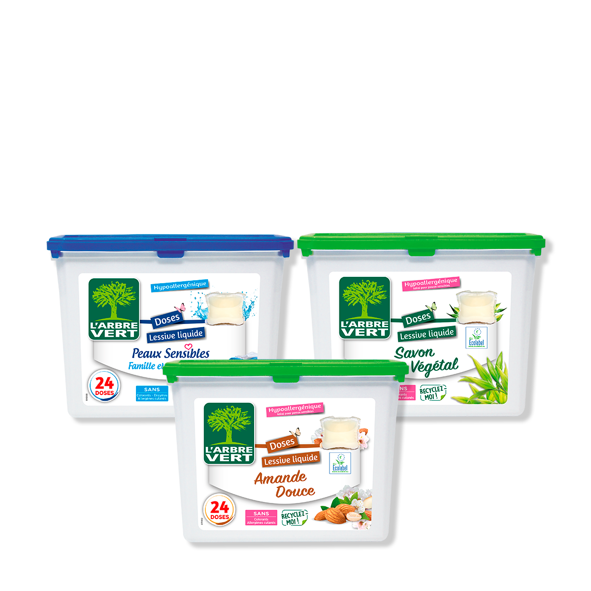 arbre-vert-pack-d-couverte-doses-lessive-capsules-3x24-72-lavages image 1