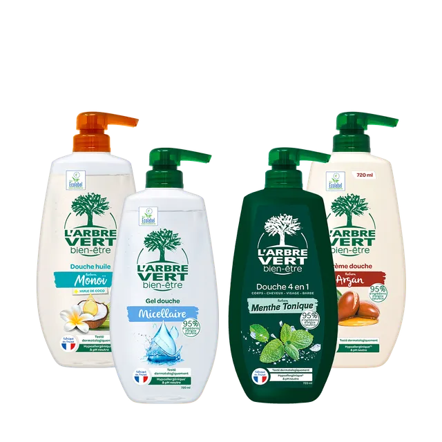 arbre-vert-pack-d-couverte-douches-4x720-ml-grands-formats image 1