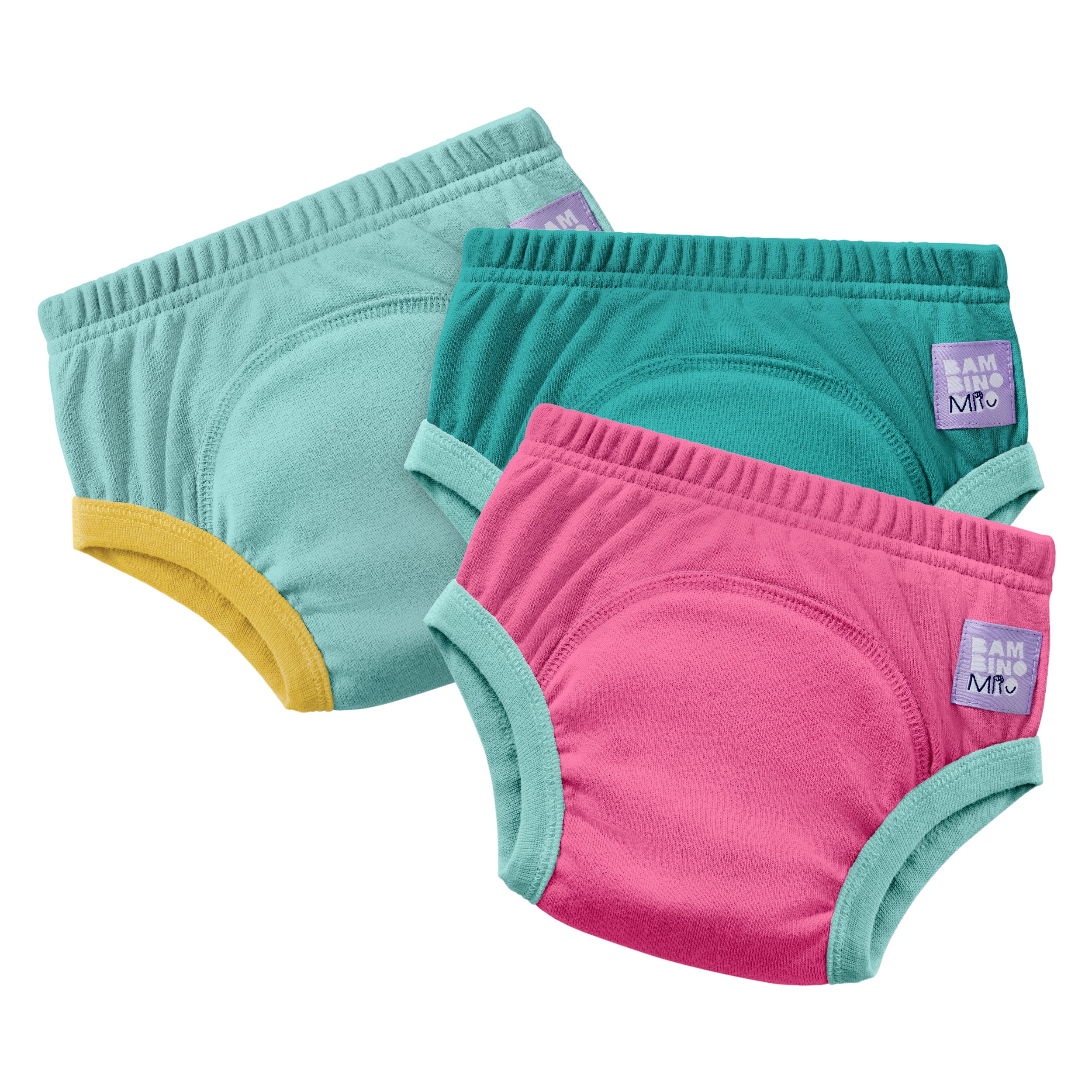 bambino-mio-elite-culotte-apprentissage-lot-3-rose-coton-2-3-ans image 1