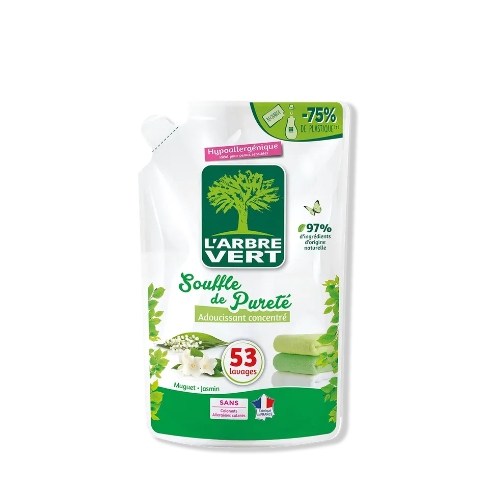 arbre-vert-recharge-adoucissant-souffle-de-puret-800-ml image 1