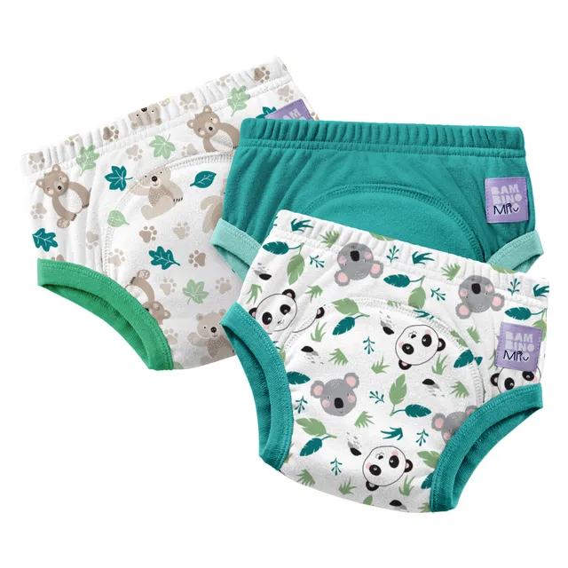 bambino-mio-elite-culotte-apprentissage-lavable-ours-mignon-lot-3-coton image 1