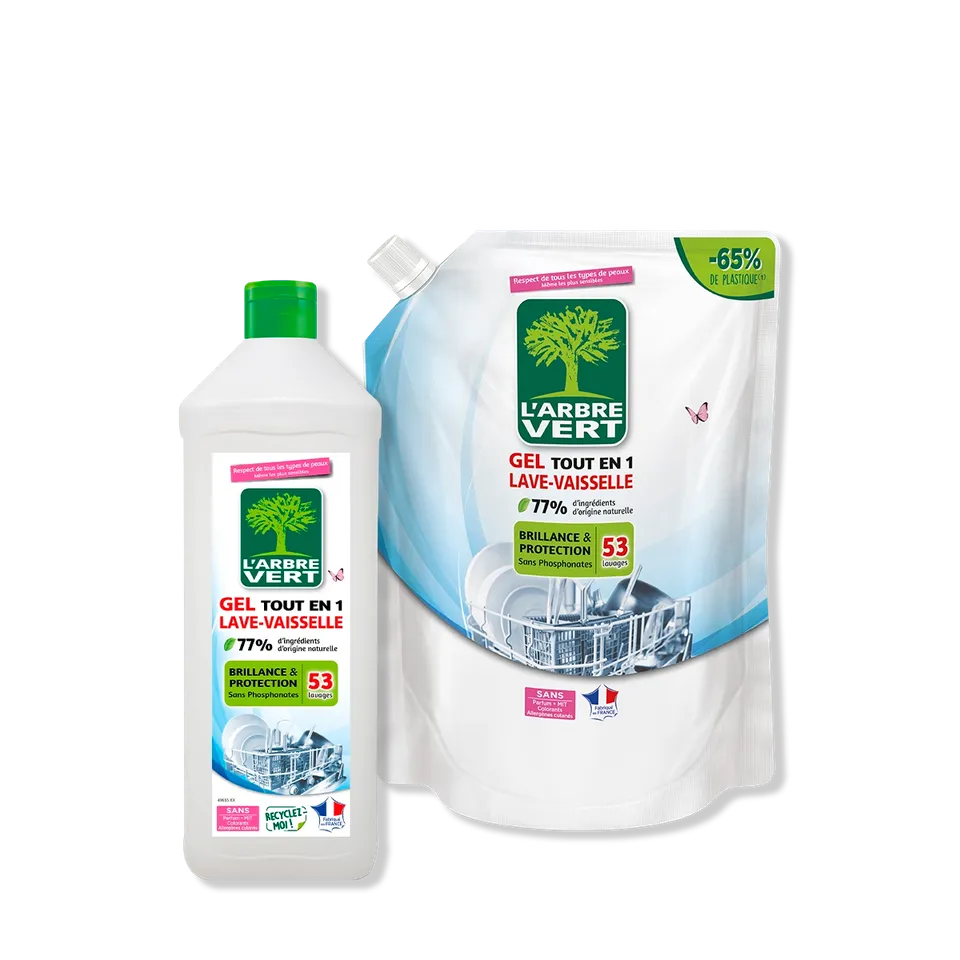 arbre-vert-gel-lave-vaisselle-pack-2-x-901-ml-recharge image 1