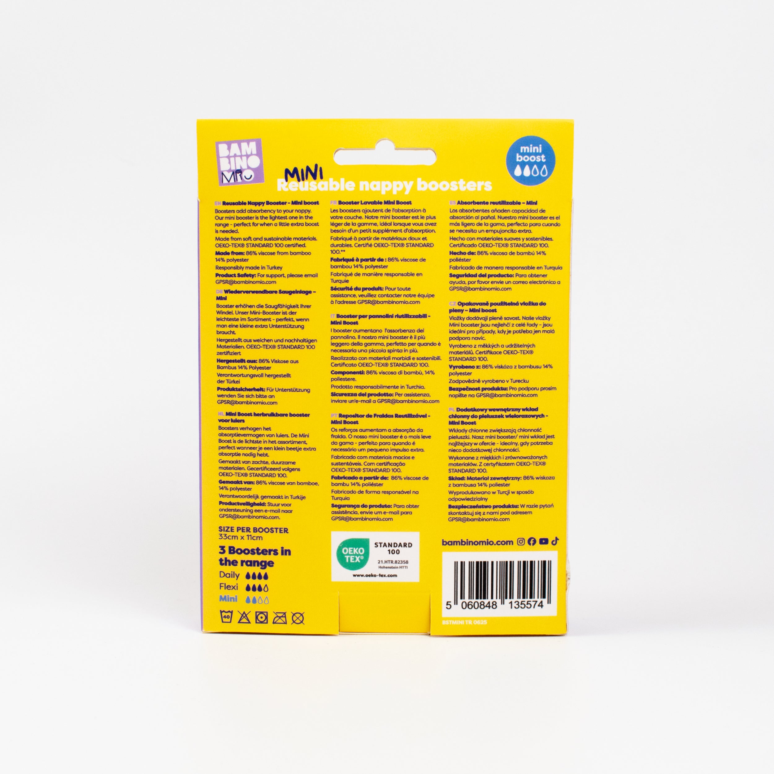 bambino-mio-revolutionary-mini-boost-booster-lavable-bambou-x3 image 7