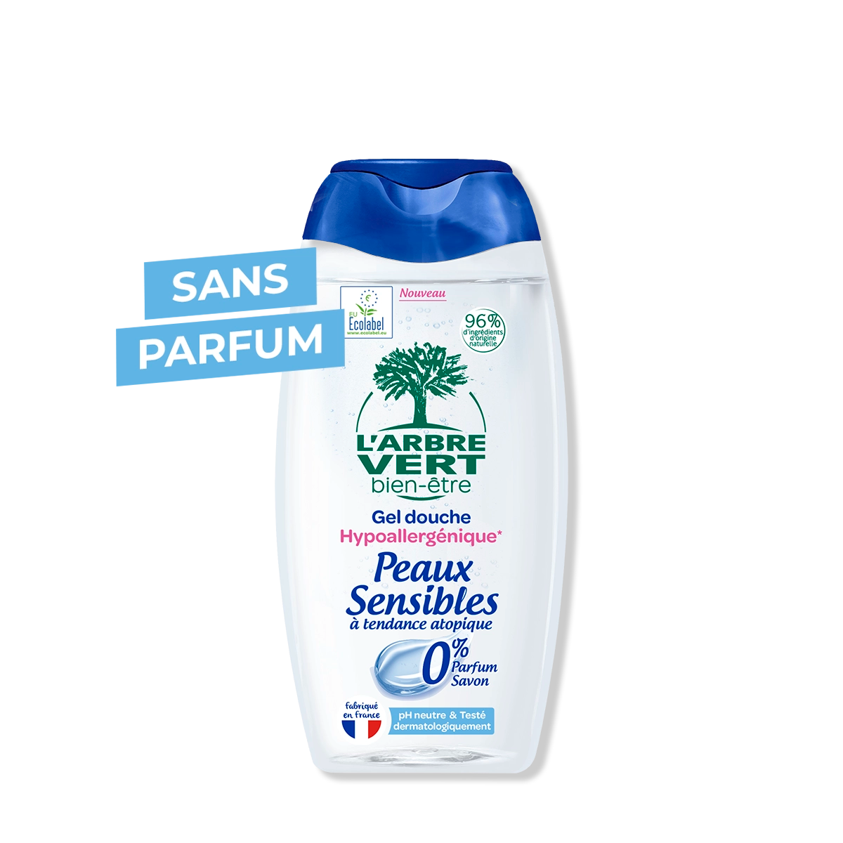 arbre-vert-peaux-sensibles-gel-douche-260-ml-sans-parfum image 1