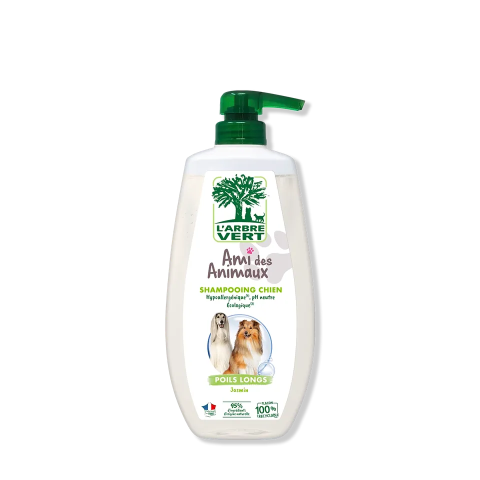 arbre-vert-ami-des-animaux-shampooing-chien-poils-longs-jasmin-720-ml image 1
