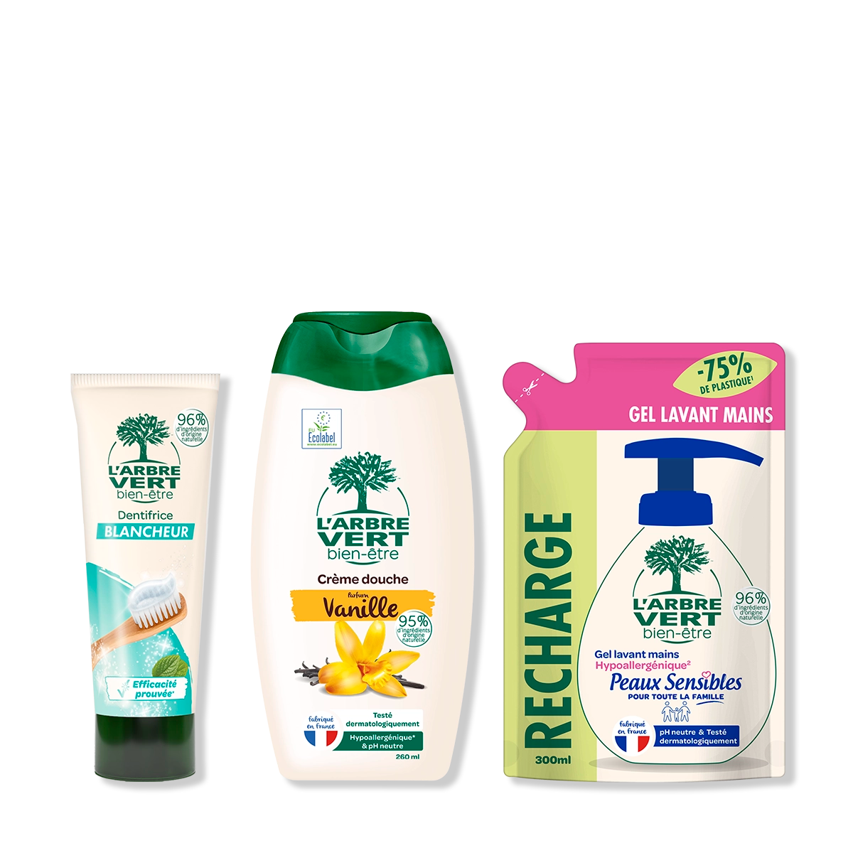 arbre-vert-best-seller-pack-beaut-3-soins-vanille image 1