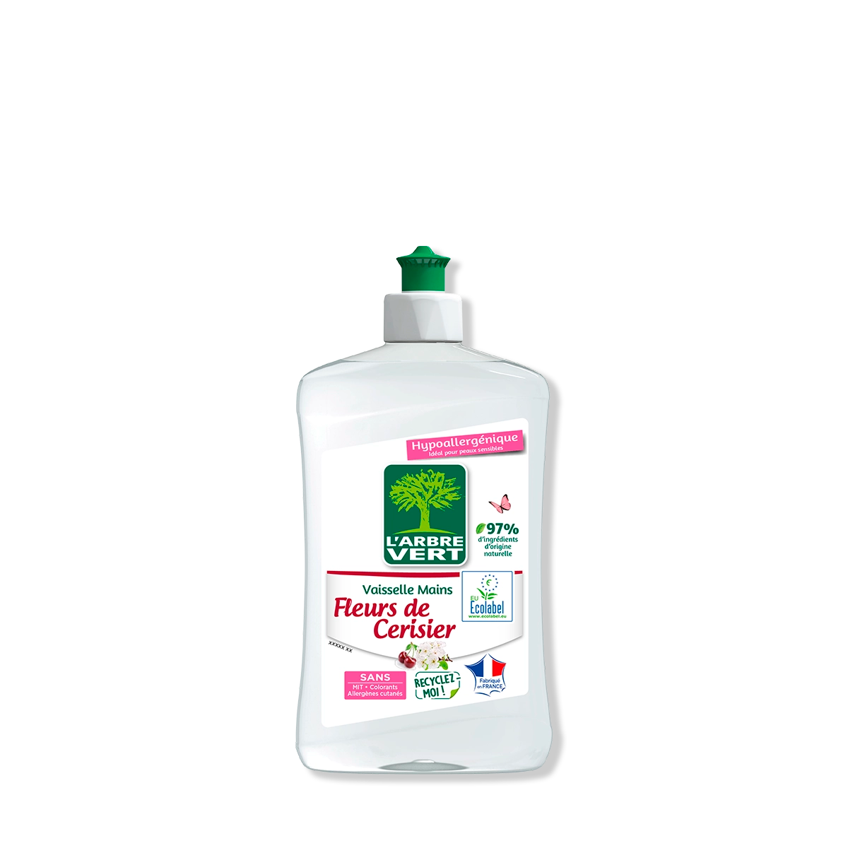 arbre-vert-vaisselle-liquide-fleurs-de-cerisier-500-ml image 1