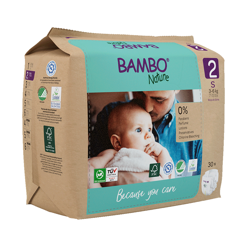 bambo-nature-diapers-couches-taille-2-3-6-kg-30-pcs-sans-parfum image 2