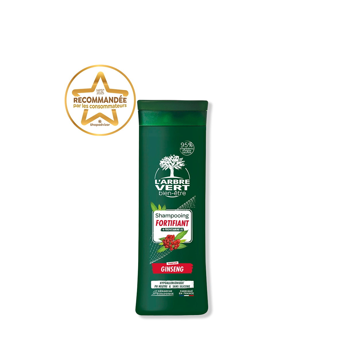 arbre-vert-shampooing-homme-fortifiant-provitamine-b5-250-ml image 1